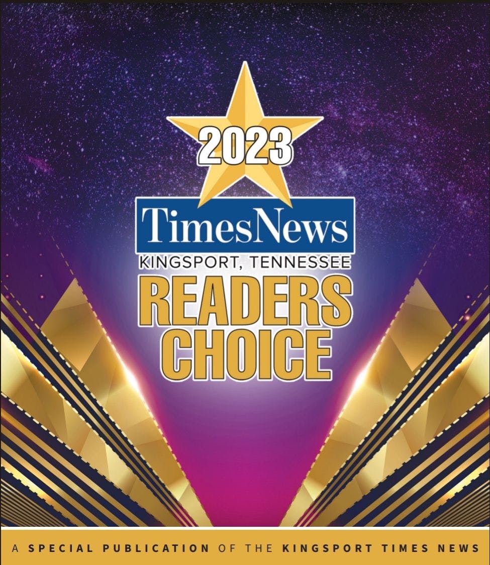 Kingsport Times News Readers' Choice Award 2023 Header Image (Decorative)